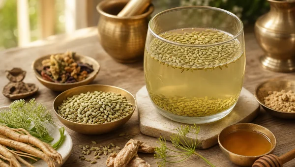 Fennel Water: The Simplest Ayurvedic Remedy for Bloating and Gas