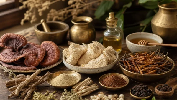 Adaptogenic Mushrooms in Ayurveda: Reishi, Lion’s Mane, and Cordyceps