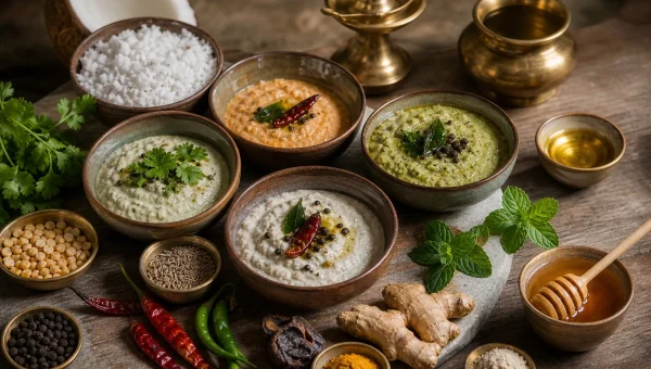 Ayurvedic Coconut Chutney Variations: 4 Gut-Friendly South Indian Recipes
