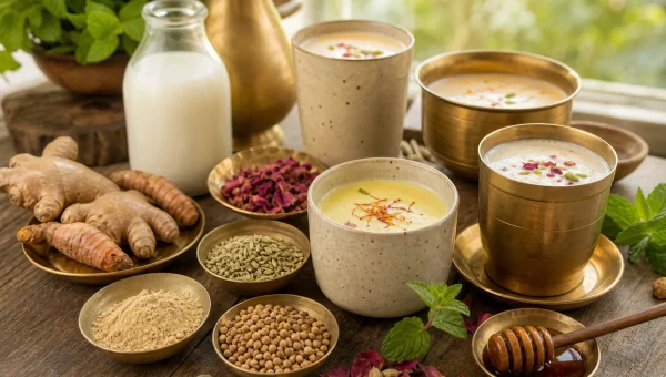 Ayurvedic Milkshake Recipes: 5 Cooling Summer Drinks with Healing Herbs