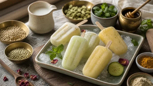Ayurvedic Popsicle Recipes: 5 Frozen Treats That Cool Pitta