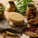 Garshana Dry Brushing: Ayurvedic Lymphatic Ritual for Skin Renewal and Detox