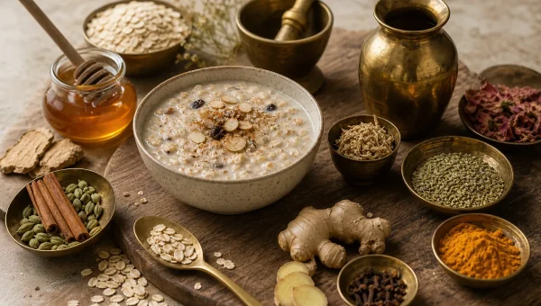 Overnight Oats the Ayurvedic Way: Why Cold Prep Needs Warm Spices