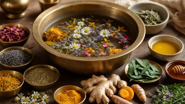 Ayurvedic Sitz Bath: Herbal Recipes for Postpartum Healing