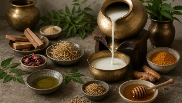Takradhara: Ayurvedic Buttermilk Therapy for Psoriasis, Stress, and Skin Disorders
