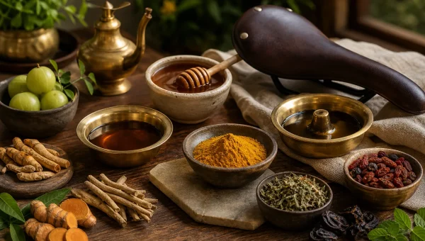 Ayurveda for Cyclists: Saddle Soreness, Knee Protection, and Endurance Herbs