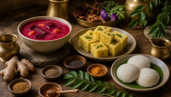 Ayurvedic Fermented Foods: Beyond Curd — Kanji, Dhokla, and Idli for Gut Health