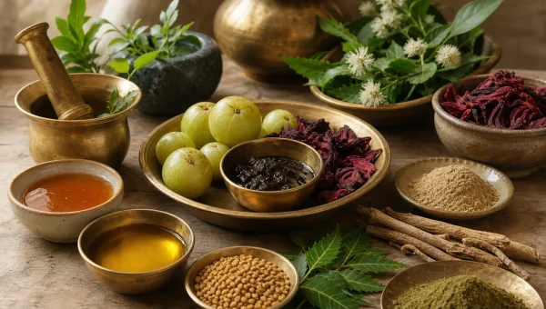 Ayurvedic Postpartum Hair Loss Recovery: The Khalitya Protocol for New