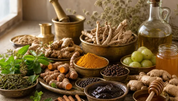 Winter Herb Stacks: 4 Immunity Protocols for Vata-Kapha Season (November to February)