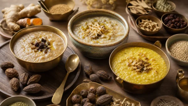 3 Ayurvedic Breakfast Porridges for Winter: Ashtanga Haritaki Gruel and Beyond