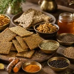 Ayurvedic Digestive Crackers and Savory Snacks: 6 Recipes Using Medicinal Spices