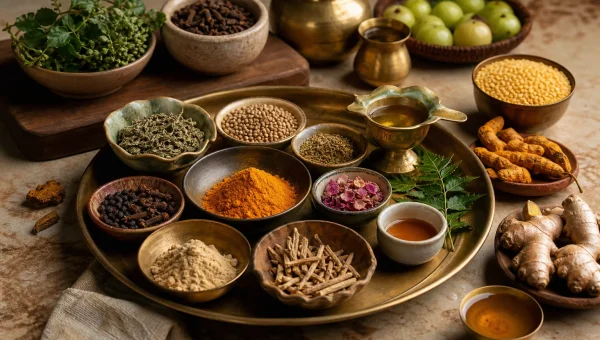 Ayurvedic Dinner Parties: Hosting a Six-Taste Thali for Your Guests