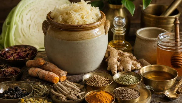 Ayurvedic Sauerkraut and Lacto-Fermentation: Bridging Ayurveda and Western Probiotics
