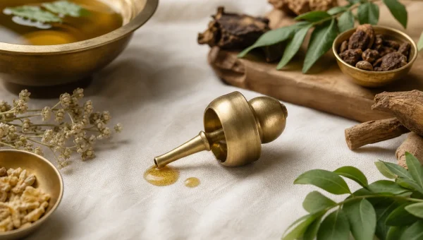 Karna Purana: Medicated Ear Oil Therapy for Tinnitus, Jaw Pain, and Deafness