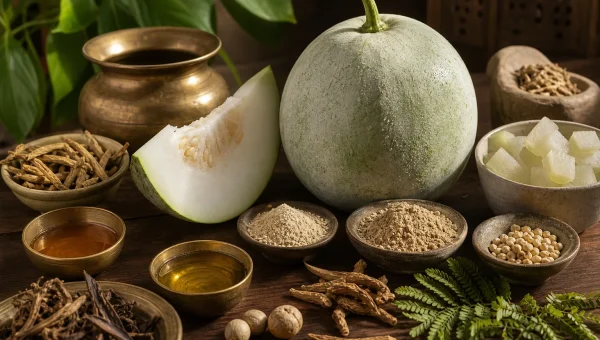 Kushmanda (Ash Gourd): Ayurveda’s Underrated Brain and Kidney Tonic