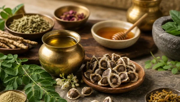 Shigru (Moringa) Seed Oil: Ayurvedic Skincare Applications and Research