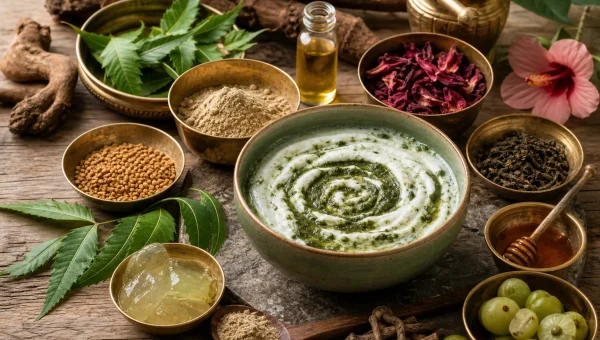 Ayurvedic Hair Mask Recipes for Scalp Microbiome: Probiotic-Herb Combina