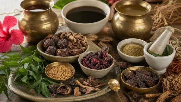 Ayurvedic Hair Rinse Formulations: Herbal Vinegar, Decoction, and Acidic Rinse Recipes