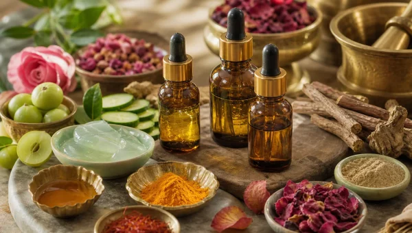 Ayurvedic Under-Eye Serum Formulations: 4 DIY Recipes for Dark Circles and Fine Lines