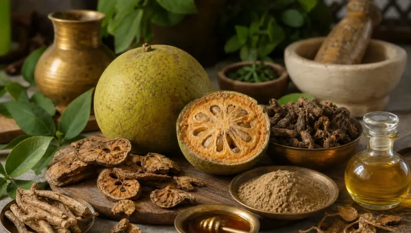 Bilva (Aegle marmelos): The Sacred Fruit That Heals Chronic Diarrhea and Colitis