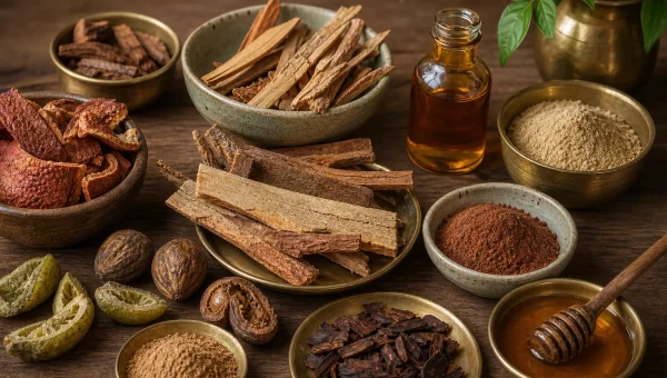 Tannins in Ayurvedic Astringent Herbs: How They Stop Bleeding, Heal Wounds, and Tone Tissues
