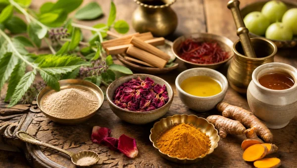 Ayurvedic Facial Yoga: Mukha Vyayama Exercises for Jawline and Skin Firmness