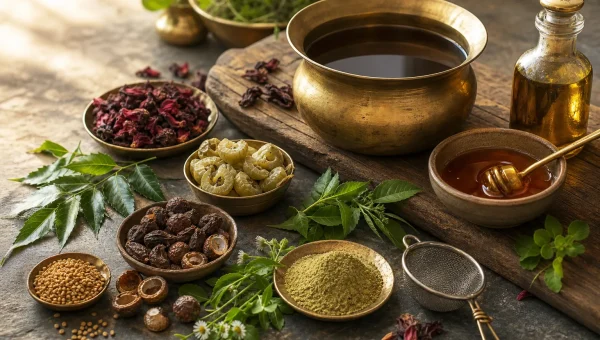 Herbal Hair Rinses After Washing: Ayurvedic Conditioning Decoctions for Shine and Strength