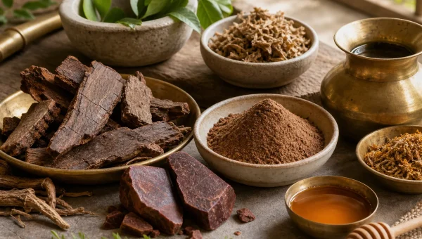 Khadira (Acacia catechu): The Astringent Bark That Heals Mouth Ulcers, Skin, and Blood
