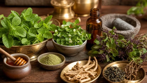 Rosmarinic Acid in Ayurvedic Herbs: The Anti-Allergic Polyphenol in Tulsi, Mint, and Brahmi