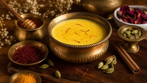 Kashmiri Saffron Milk Before Bed: Benefits and Preparation Ritual