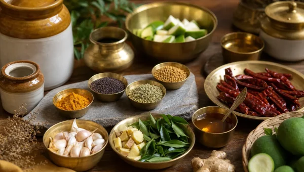 Ayurvedic Pickle Making: Achar as Digestive Medicine and Probiotic