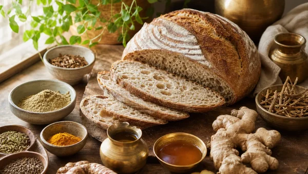 Ayurvedic Sourdough: Ancient Fermented Bread for Gut Healing
