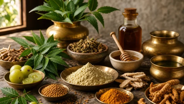Scalp Microbiome and Dandruff: Darunaka Dosha Sebaceous Balance